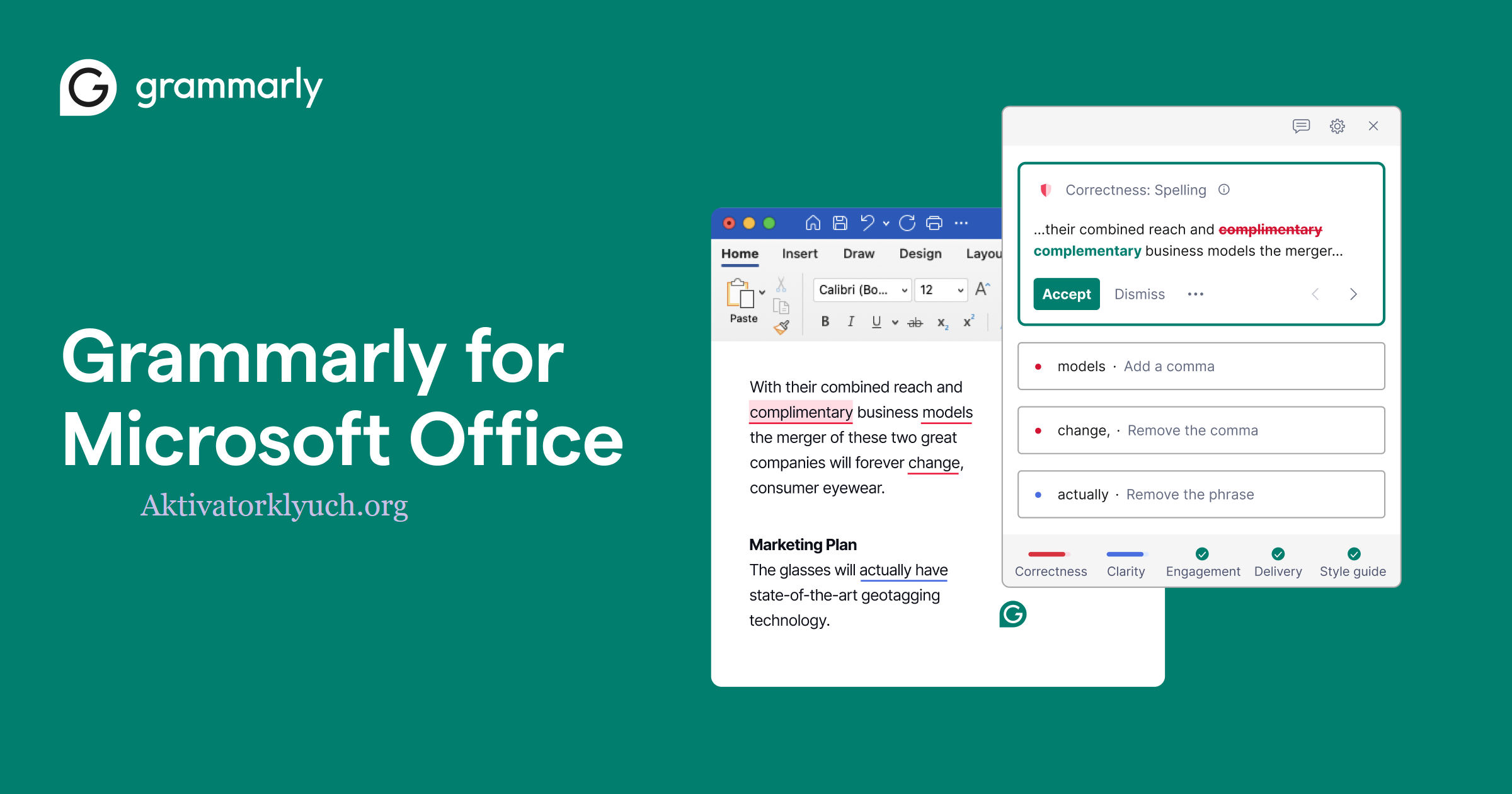 Grammarly For Microsoft Office